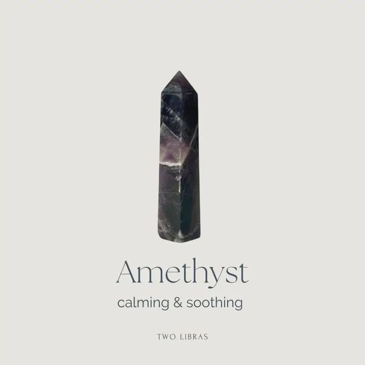 Amethyst Crystal Healing Tower Point