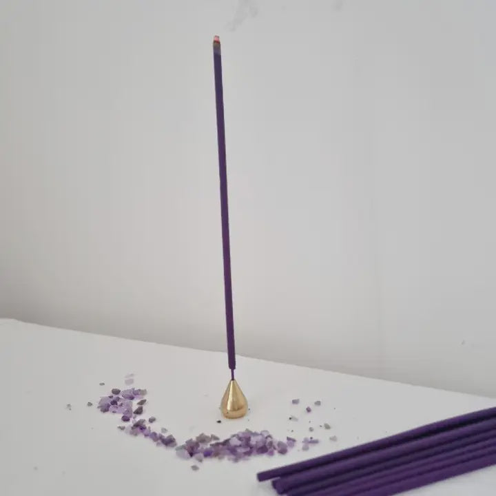 Amethyst Infused Incense - Lavender, Neroli, Citrus, Mandarin and Rosemary