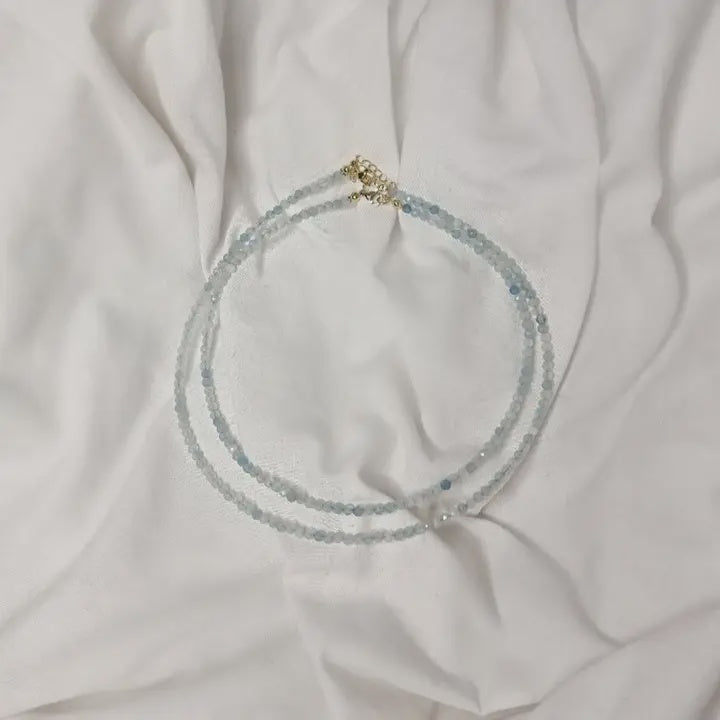 Aquamarine Crystal Healing Necklace