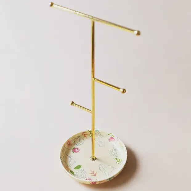 Floral Figures Jewellery Stand