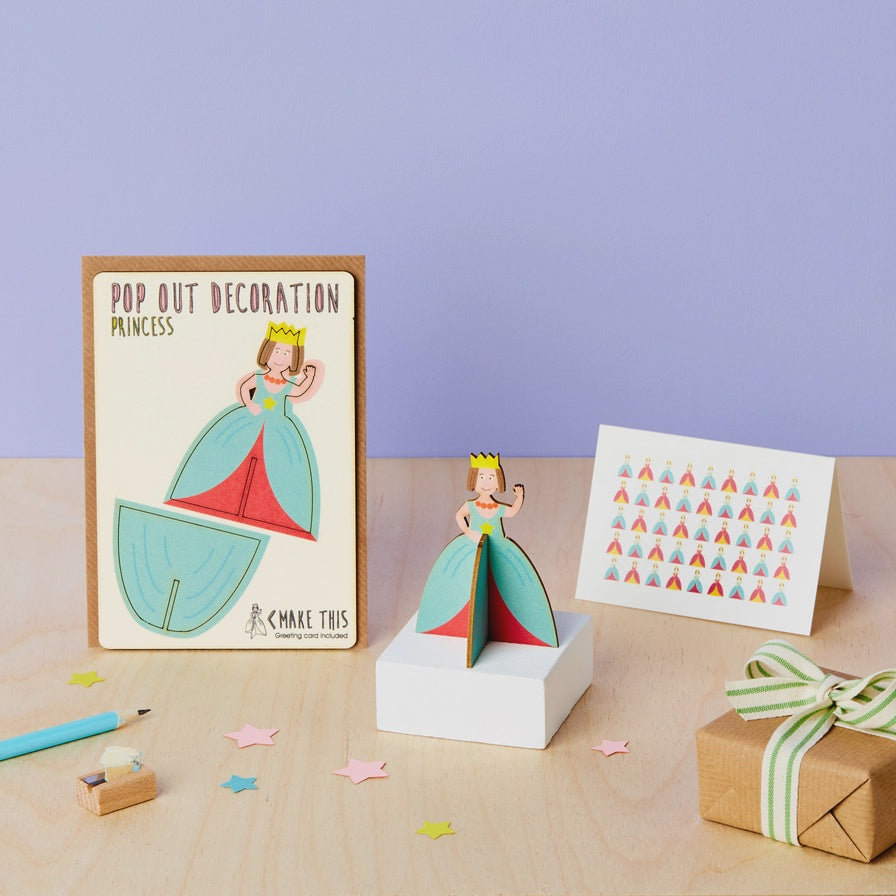 Pop Out Greeting Card Princess