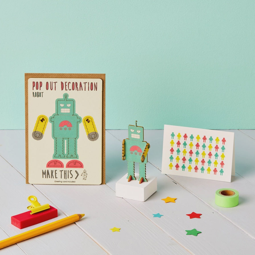 Pop Out Card Robot