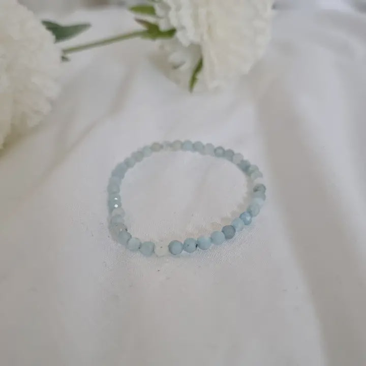 Tiny Aquamarine Bracelet