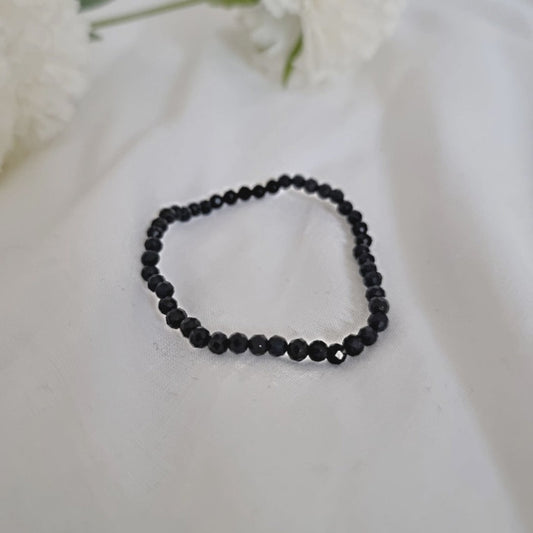 Tiny Black Tourmaline Bracelet