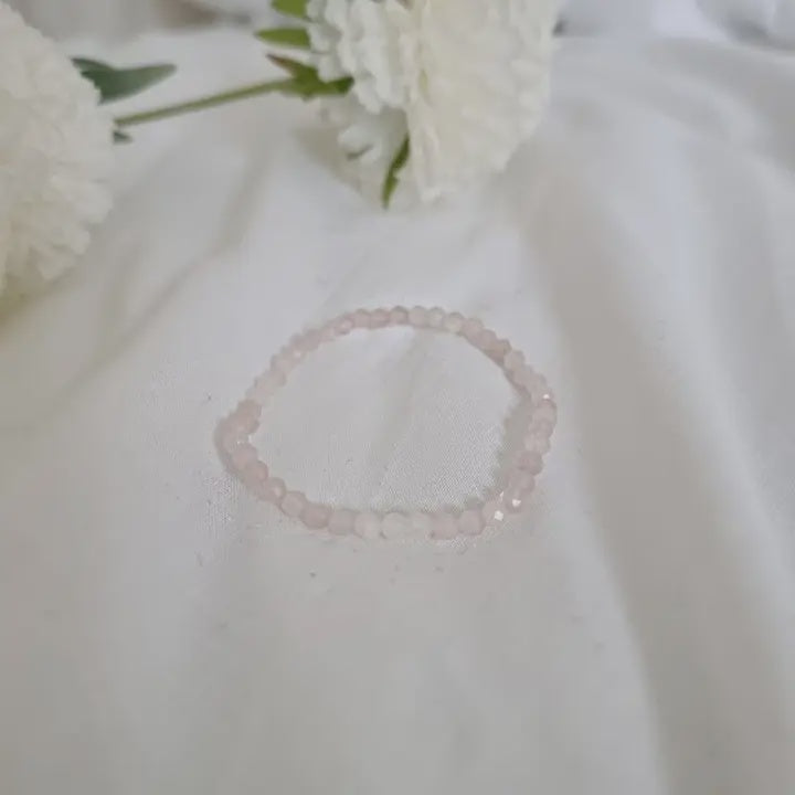 Rose Quartz Crystal Bracelet