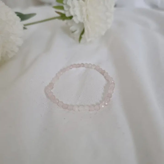 Rose Quartz Crystal Bracelet