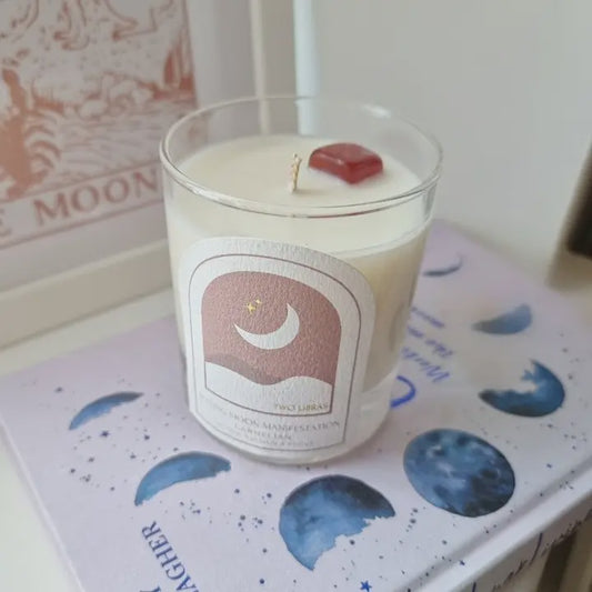 Waxing Moon Intention Candle